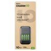 EMOS B56499, GP Akkumulátor töltő Charge 10 S491 + 4× AA