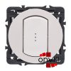 Legrand CF067002IpJF-CS, Céliane Egypólusú Kapcsoló Jelzőfénnyel, 10 AX, IP44, Csavaros, Fehér