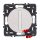 Legrand CF067002K-CS, Céliane Egypólusú Kapcsoló, 10 AX, Keskeny, Csavaros , Fehér
