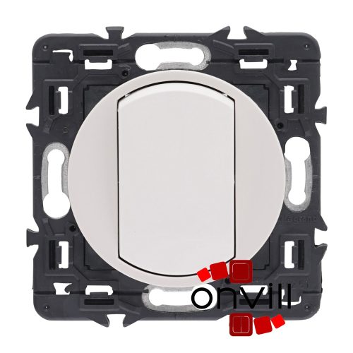 Legrand CF067032-CS, Céliane Egypólusú Nyomó, 6 A, Csavaros , Fehér