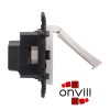 Legrand CF067161CS-CS, Céliane 2P+F Csatlakozóaljzat Biztonsági Zsaluval, Csapófedéllel, Csavaros Vezetékbekötéssel, IP21, Csavaros , Fehér