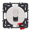 Legrand CF067344-K, Céliane 1XRJ45 Cat.6 UTP Informatikai Csatlakozóaljzat, Körmös, Fehér