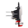 Legrand CF067347-HK, Céliane 1XRJ45 Cat.6A UTP Informatikai Csatlakozóaljzat, Hosszú Körmös, Fehér