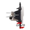 Legrand CF067396-HK, Céliane 1XRJ45 Cat.6 STP Informatikai Csatlakozóaljzat, Hosszú Körmös, Fehér