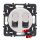 Legrand CF2X067344-CS, Céliane 2XRJ45 Cat.6 UTP Informatikai Csatlakozóaljzat, Csavaros , Fehér