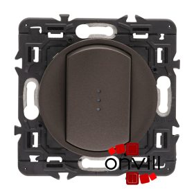   Legrand Céliane váltókapcsoló 10 AX jelzőfénnyel, grafit CG067001JF-K