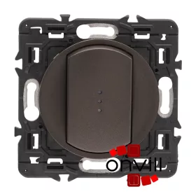   Legrand Céliane váltóérintkezős nyomó, jelzőfénnyel, grafit CG067031JF-CS