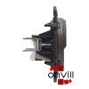 Legrand CG067347-K, Céliane 1XRJ45 Cat.6A UTP Informatikai Csatlakozóaljzat, Körmös, Grafit