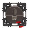 Legrand CG067396-CS, Céliane 1XRJ45 Cat.6 STP Informatikai Csatlakozóaljzat, Csavaros , Grafit