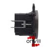 Legrand CG067462-HK, Céliane Kettős USB-A Töltőaljzat, Beépített Tápegységgel, Hosszú Körmös, Grafit