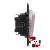 Legrand CT067001-CS, Céliane Váltókapcsoló, 10 AX, Csavaros , Titán