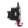 Legrand CT067153-CS, Céliane 2P+F Csatlakozóaljzat Biztonsági Zsaluval, Rugós Vezetékbekötéssel, Csavaros , Titán