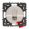 Legrand CT067347-CS, Céliane 1XRJ45 Cat.6A UTP Informatikai Csatlakozóaljzat, Csavaros , Titán