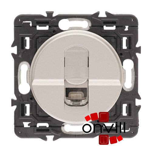 Legrand CT067347-CS, Céliane 1XRJ45 Cat.6A UTP Informatikai Csatlakozóaljzat, Csavaros , Titán