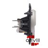 Legrand CT067347-K, Céliane 1XRJ45 Cat.6A UTP Informatikai Csatlakozóaljzat, Körmös, Titán