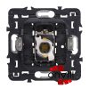 Legrand CT067347-K, Céliane 1XRJ45 Cat.6A UTP Informatikai Csatlakozóaljzat, Körmös, Titán