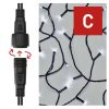 EMOS D1AC02, Standard LED sorolható karácsonyi füzér, 5 m, kültéri és beltéri, hideg fehér