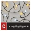 EMOS D1AN01, Standard LED sorolható karácsonyi füzér, 10 m, kültéri, meleg/hideg fehér
