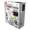 EMOS D2CC04, Profi LED sorolható füzér, villogó, fehér – jégcsapok, 3 m, kültéri, hideg fehér