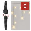 EMOS D2CW02, Profi LED sorolható füzér, fehér – jégcsapok, 3 m, kültéri, meleg fehér