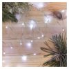 EMOS D3AC07, LED karácsonyi nano fényfüzér, 1,9 m, 2x AA, beltéri, hideg fehér, időzítő