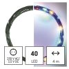 EMOS D3AM01, LED karácsonyi nano fényfüzér, zöld, 4 m, kültéri és beltéri, többszínű, időzítő