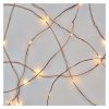 EMOS D3AW01, LED karácsonyi nano fényfüzér, réz, 4 m, kültéri és beltéri, meleg fehér, időzítő