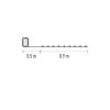 EMOS D3AW06, LED karácsonyi nano fényfüzér, réz, 0,9 m, 2x AA, beltéri, meleg fehér, időzítő