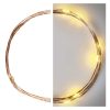 EMOS D3AW06, LED karácsonyi nano fényfüzér, réz, 0,9 m, 2x AA, beltéri, meleg fehér, időzítő