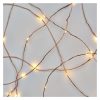 EMOS D3AW07, LED karácsonyi nano fényfüzér, 1,9 m, 2x AA, beltéri, meleg fehér, időzítő