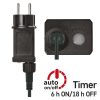 EMOS D3AW09, LED fényfüzér – fürtök, nano, 2,35 m, beltéri, meleg fehér, időzítő