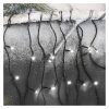 EMOS D4CC01, LED karácsonyi jégcsapok, 3,6 m, kültéri és beltéri, hideg fehér, programokkal