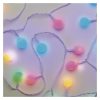 EMOS D5AM01, LED fényfüzér, cseresznye – golyók 2,5 cm, 4 m, kültéri és beltéri, többszínű, időzítő