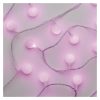EMOS D5AP01, LED fényfüzér, cseresznye – golyók 2,5 cm, 4 m, kültéri és beltéri, rózsaszínű, időzítő