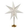 EMOS DCAZ15, LED papírcsillag, aranyszínű talppal, 45 cm, beltéri