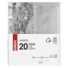 EMOS DCGW07, LED karácsonyi fényfüzér ezüst – csillagok, 1,9 m, 2x AA, beltéri, meleg fehér, időzítő