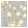 EMOS DCGW09, LED karácsonyi fényfüzér arany – csillagok, 1,9 m, 2x AA, beltéri, meleg fehér, időzítő