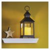 EMOS DCLV02, LED dekoráció – lámpa, antik, fekete, villogó, 3x AAA, beltéri, vintage, időzítő
