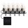 EMOS DCPV02, LED lánc napelemmel - 10x party égő, 5 m, kültéri és beltér, vintage