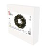 EMOS DCTW05, LED karácsonyi koszorú, 40 cm, 2x AA, beltéri, meleg fehér, időzítő