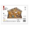 EMOS DCWW14, LED karácsonyi betlehem, fa, 19 cm, 3x AA, beltéri, meleg fehér, időzítő