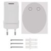 EMOS H4057, GoSmart Wifis kültéri forgatható kamera IP-800 WASP, fehér
