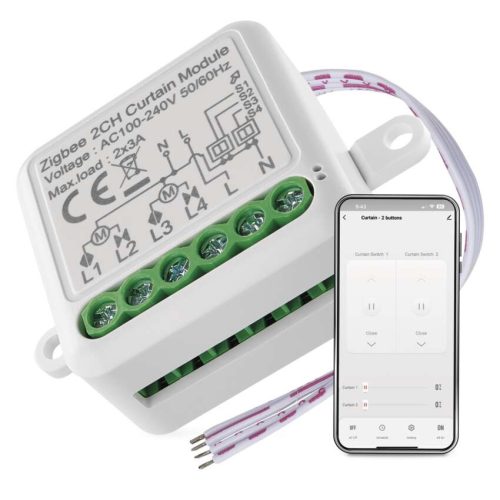 EMOS H5110, GoSmart motoros modul IP-2122CZ, ZigBee, 2 csatornás