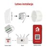 EMOS H5110, GoSmart motoros modul IP-2122CZ, ZigBee, 2 csatornás