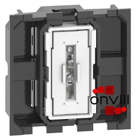   Bticino Living Now Egypólusú Nyomó 10 AX, 2 Modulos, 250V, Rugós