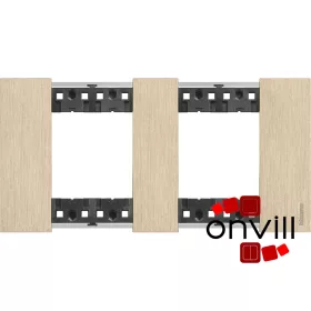 Bticino Living Now, 2X2 Modulos Keret, Gold