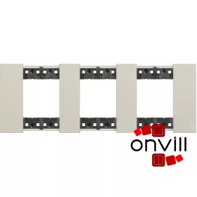 Bticino Living Now, 3X2 Modulos Keret, Homok