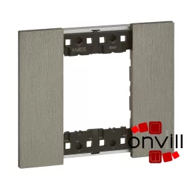 Bticino Living Now, 2 Modulos Keret, Steel