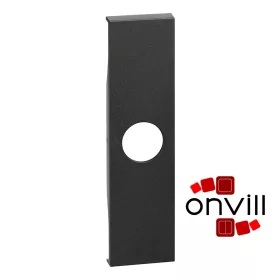   Bticino Living Now TV Aljzat és Vakfedél Burkolat, 1 Modulos, Fekete