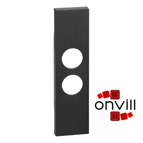 Bticino Living Now TV Aljzat Burkolat, 1 Modulos, Fekete